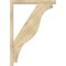 Ekena Millwork Funston Block Rough Sawn Bracket w/ Offset Brace, Douglas Fir, 4"W x 28"D x 40"H BKT0402X28X40FST05RDF - alternate 4
